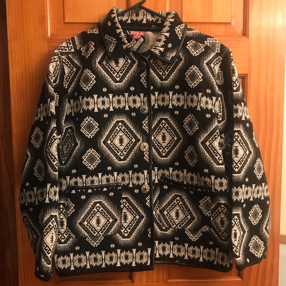 Red Ranch Aztec Jacket.